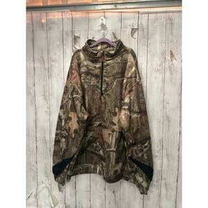 10X Jacket Mens XL Camo Realtree Xtra Green Vented Lightweight Performance
